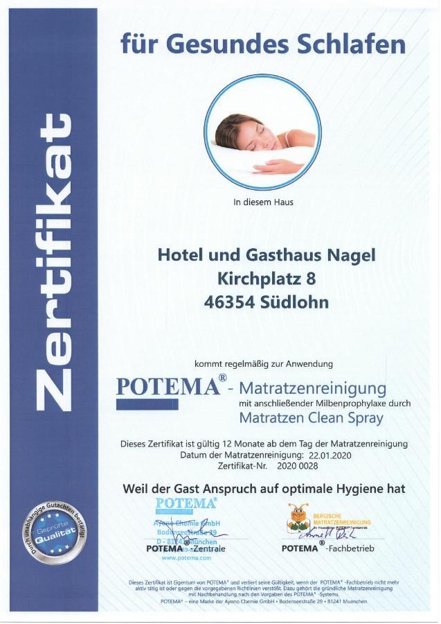 Hotel & Gasthaus Nagel Südlohn Kültér fotó